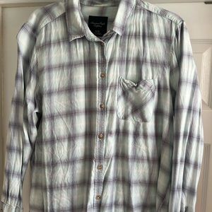 Plaid button down. Great condition.